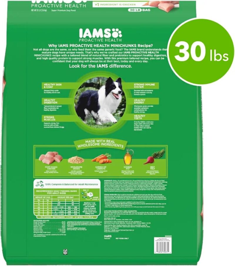 IAMS Proactive Health Minichunks Adult Dry Dog Food – Small Kibble, Big Nutrition - Image 4