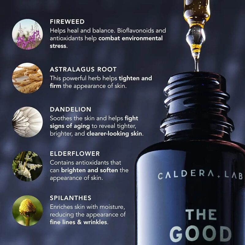 Caldera + Lab The Good Multi-Functional Evening Serum – Clean, Plant-Based Skincare